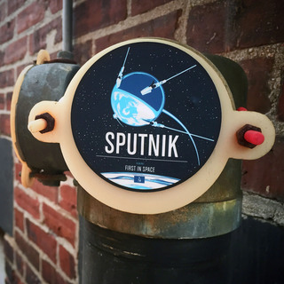 Sputnik 3.5" Mission Sticker