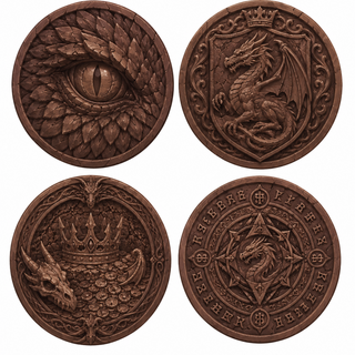 Dragon Coin Mold