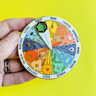 Class Roulette Spinner Pin