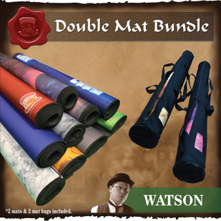 Double Watson 38" x 60" Game Mat Bundle