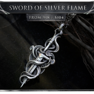 Sword of Silver Flame - White Brass