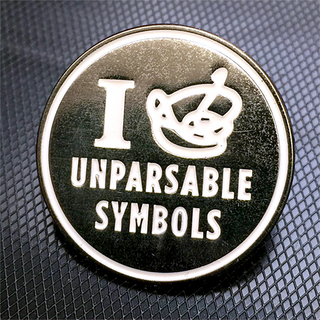 BONUS PIN: Unparsable Symbols