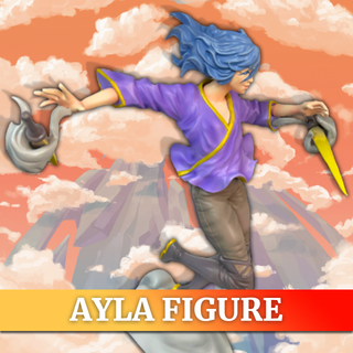 Ayla Painted Figure - 21cm height