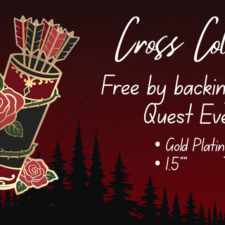 Quiver Cross Collab Pin