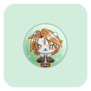 Final Fantasy Squall Badge Button