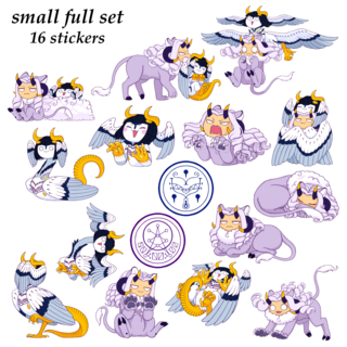 DemonAU Sticker Set (16pcs)
