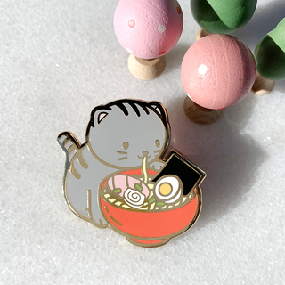 Ramen Cat Enamel Pin