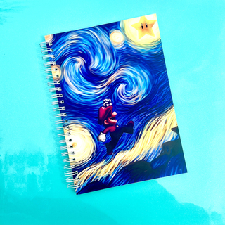 Mario Starry Night- Reusable Sticker Book  + (1) free sticker!