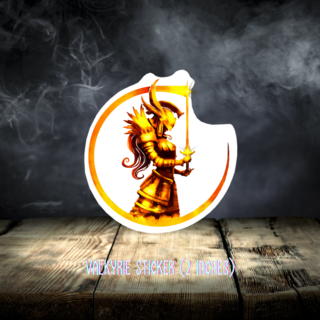 Glossy Valkyrie Sticker