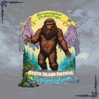 Mystic Island Festival Sasquatch Sticker
