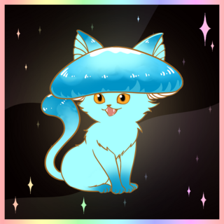 Enamel Pin - Pixie Parasol Meowshroom
