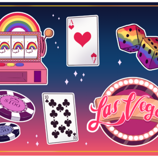 Vegas Sticker Sheet