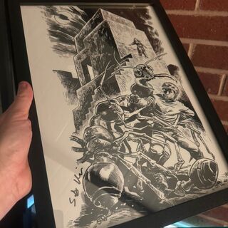 Ant Attack - signed and framed