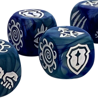 Acrylic Dice - Cursed Set