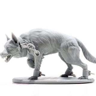 Legio, the wolf-wraith, Statue (3D; resin)