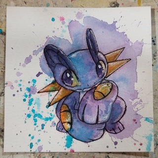 Original Painting VaporSWAMP