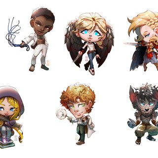 Valkyrie's Legacy Chibi Sticker Set