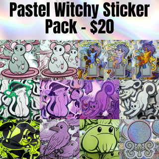 Pastel Witchy Stickers