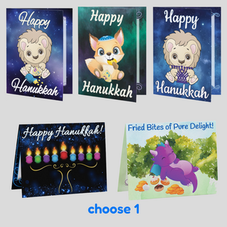 Hanukkah greeting card