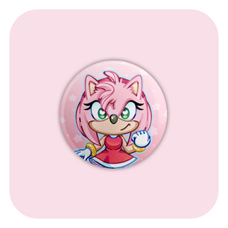 Badge Button - Amy Rose
