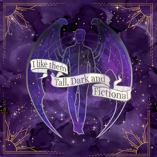Tall Dark and Fictional sticker