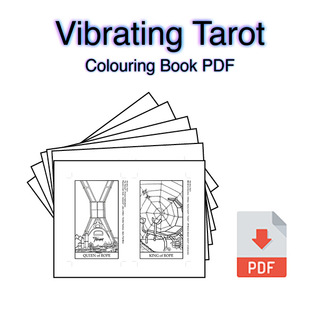 Vibrating Tarot Colouring Book PDF