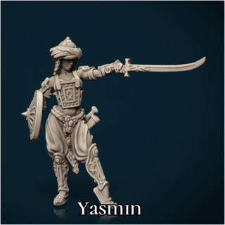Nythalasian Light Infantry Captain Yasmin