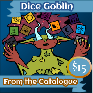 The Dice Goblin Pin