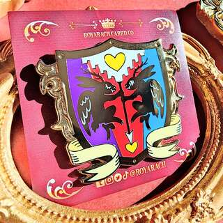 Past Heraldry Polyamorous Wolpertinger Pin