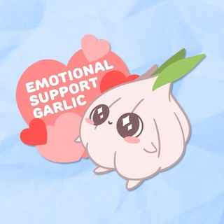 Emotional Support Garlic Patch