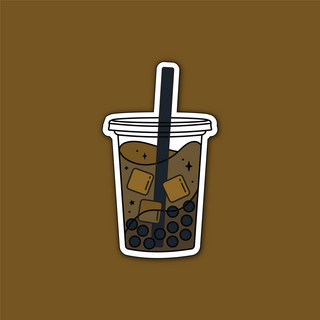 Iced Coffee Boba Sticker