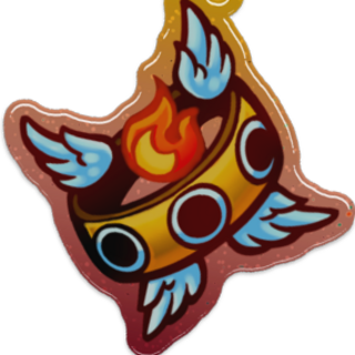 Flame Ophan -Mini Charm
