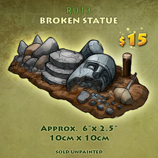 RU13 - Borken Statue