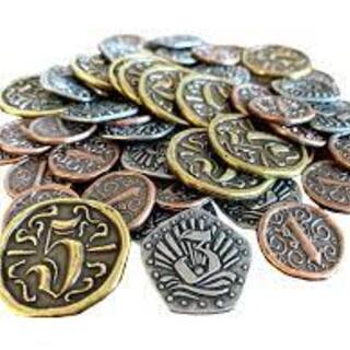 72 Metal Doubloon Coins