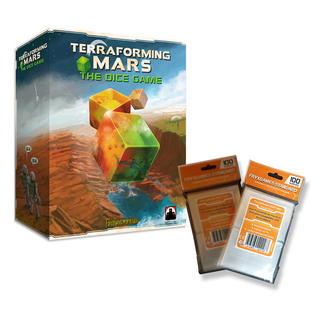 Terraforming Mars: The Dice Game with Card Sleeves