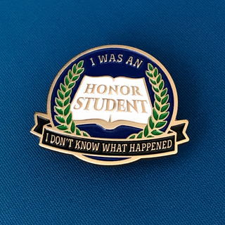 ENAMEL PIN: Honor Student (Badge)