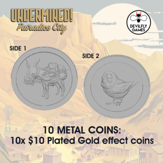 Metal Coins - Gold (10)