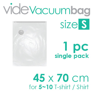 vide vacuum bag - S (single pack)