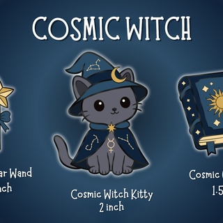 Cosmic Witch Pin Set