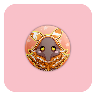 Genshin Impact Abyssal Mage Pyro Badge Button