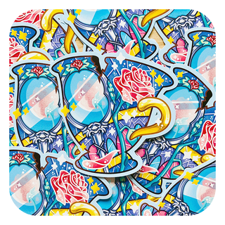 Magical Silhouette Chip Vinyl Glossy Sticker