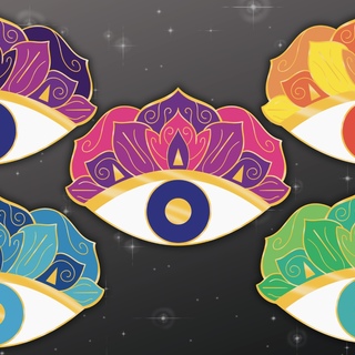 All-Seeing Eye Pin Set
