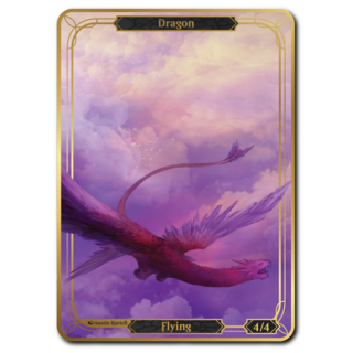 Metal Token - 4/4 Dragon