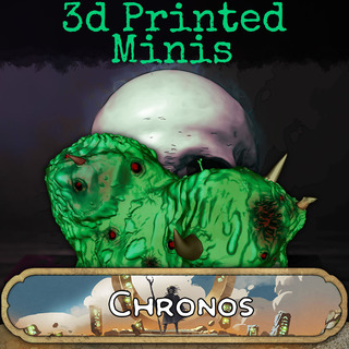 Printed Miniature Bosses - Chronos