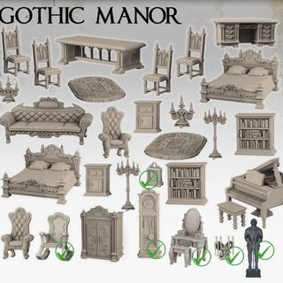 Gothic Manor Set Late Pledge