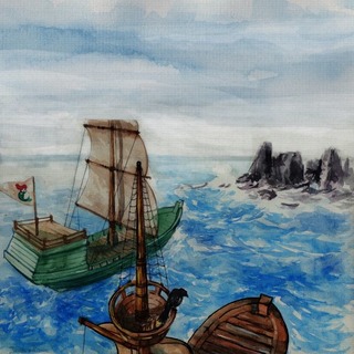 Mini-Print - Chasing Ships