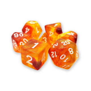 Elemental Dice - Fire (red/orange)
