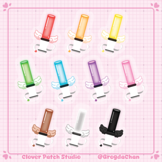 ✨ Light Sticks Sticker Sheet