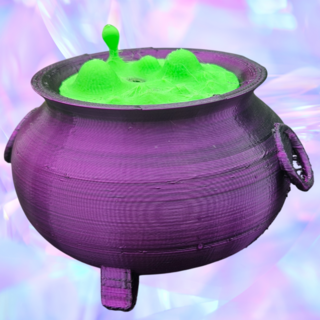 3D Printed Cauldron Figure