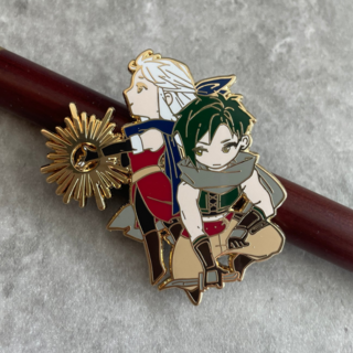 Micaiah + Sothe Enamel Pin